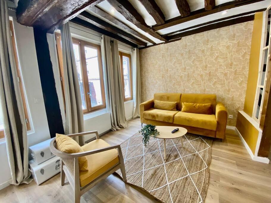 Ferienwohnung Le Mimosa Rouen Exterior foto